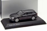 Audi A4 Avant (Donker grijs) (10 cm) 1/43 Audi Collection Dealer model Spark  - Model auto - Schaalmodel - Modelauto - Miniatuur autos - Speelgoed voor kinderen