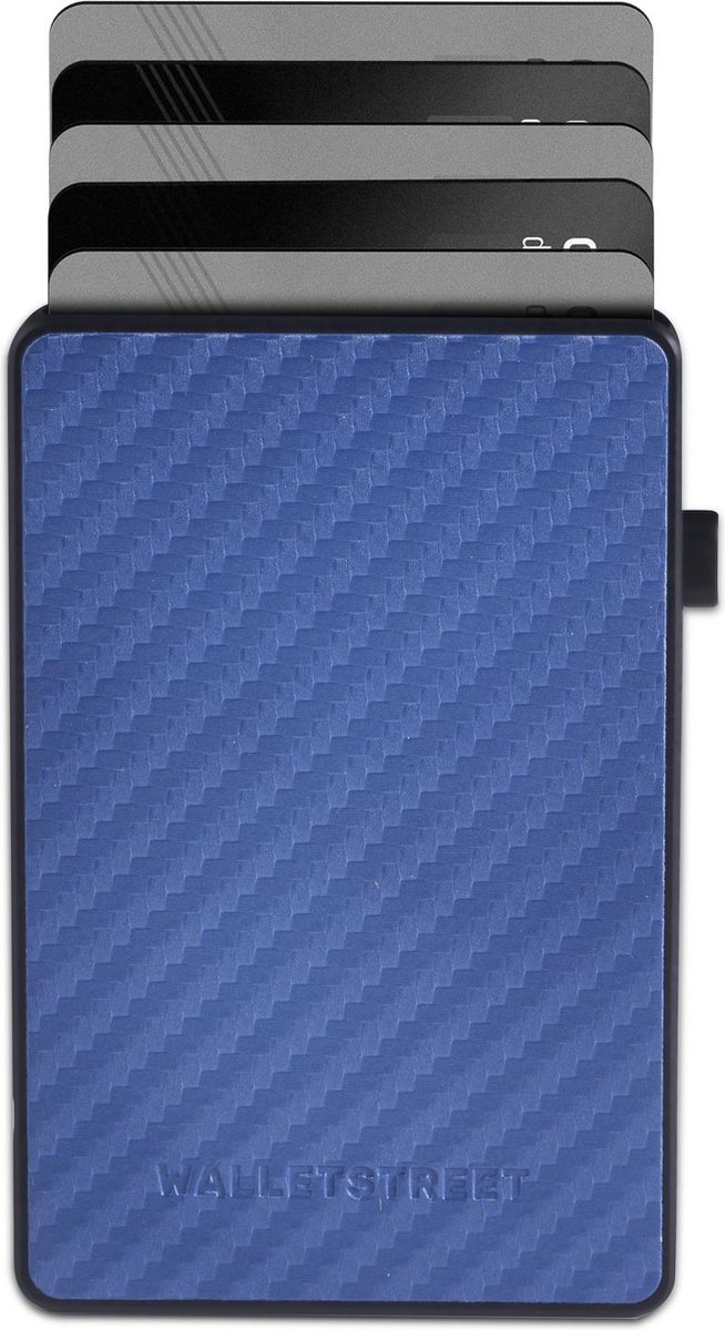 Walletstreet Pasjeshouder 8 pasjes Portemonnee, creditcardhouder Met RFID Technologie Blauw