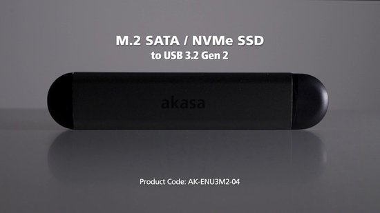 Boîtier SSD AGPTEK M.2 NVME - PCIe USB 3.1, Gen 2, 10 Gbps, Adaptateur de  boîtier de