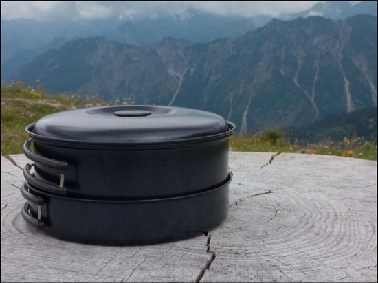 VANGO® Kookset - Campings pannenset - Compact en gemakkelijk op te bergen,  ideaal... | bol.com