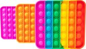 Fidget toy pakket | Pop it | 3 stuks | Vierkant