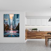 KEK Original - Cities San Francisco - wanddecoratie - 100 x 150 cm - muurdecoratie - Dibond 3mm -  schilderij