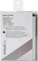 Cricut Insert Cards Grey / Holo R20 (10,8 cm x 14 cm) 12-pack