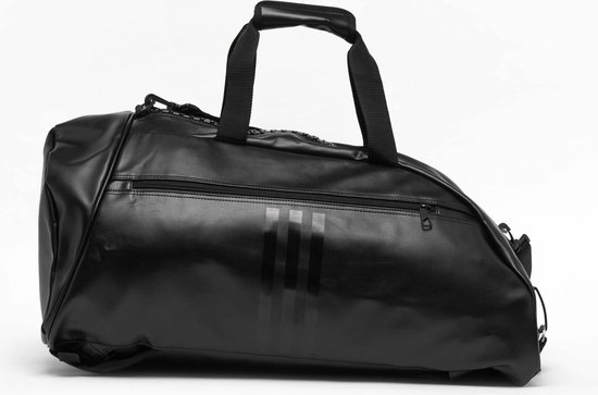 Sac de sport et sac à dos Adidas | Faux cuir | noir avec logo blanc -  Couleur du... | bol.com