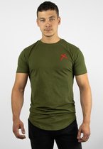 REJECTED CLOTHING - T-Shirt - Groen - Maat XS