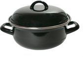 Braadpan - 20cm - Emaille - Zwart
