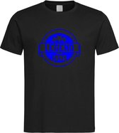 Zwart T-Shirt met “ Legend sinds 1996 “ print Blauw Size XXL