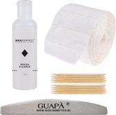 GUAPÀ® Brush Cleaner Set Deluxe voor het schoonmaken van Gel, Acryl en Nail Art Penselen | Nepnagels | Gellak Nagels | Acryl Nagels | 100 ml