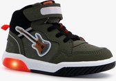 Blue Box hoge jongens sneakers met lichtjes - Groen - Maat 27