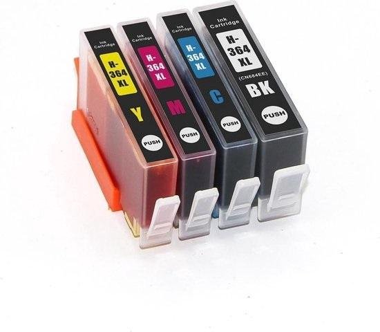 364XL Cartridges HP - Set van 4 - Met Chip - 364 XL - Inktpatronen - Voor HP  Deskjet /... | bol.com