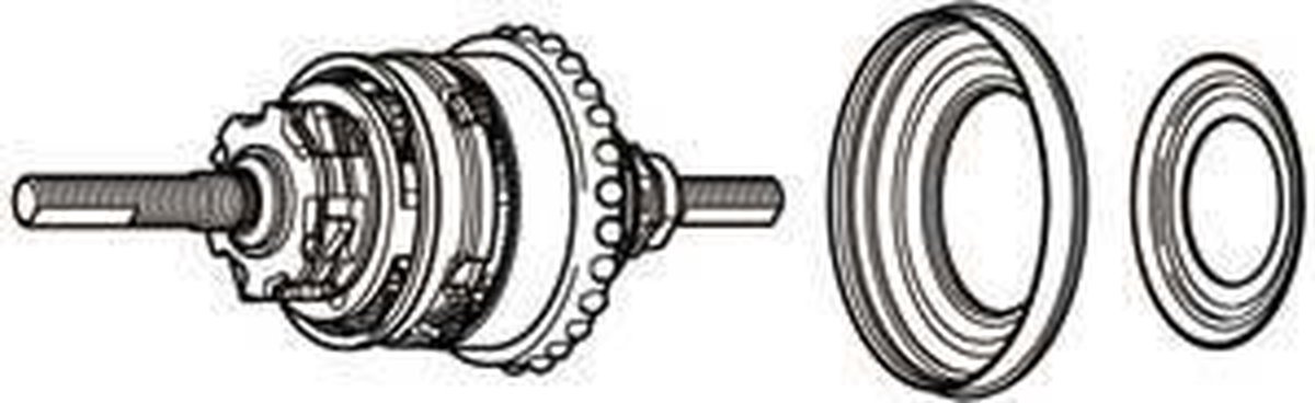 Shimano Binnenwerk Nexus 3v SG-3C41 Aslengte 168mm