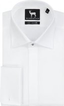 GENTS | Blumfontain Overhemd Heren Volwassenen kentkraag glad 0018 Maat XL7 43/44 | Extra Lange Mouwen