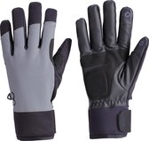 BBB Cycling ColdShield Fietshandschoenen Reflective Winter - Fiets Handschoenen Touchscreen - 0-10 ℃ - Winddicht - Zwart - Maat M