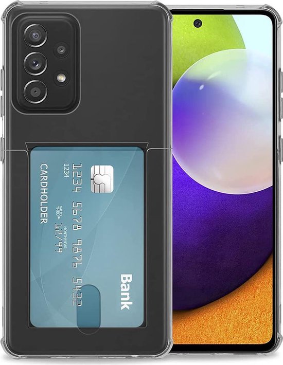 Coque Samsung A52 - Coque Samsung galaxy A52 4G/5G avec porte-cartes  transparente... | bol.com