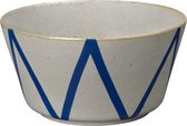 Lyngby Porcelain Dan-Ild bowl D21cm H21cm zig zag