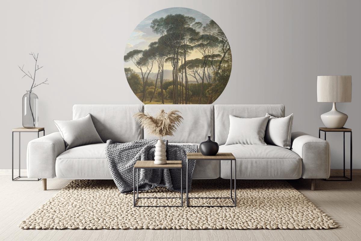 Behangcirkel 60cm Italiaans landschap