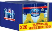 Finish Vaatwasser Verfrisser Citroen -  2400 Wasbeurten - 20 Stuks