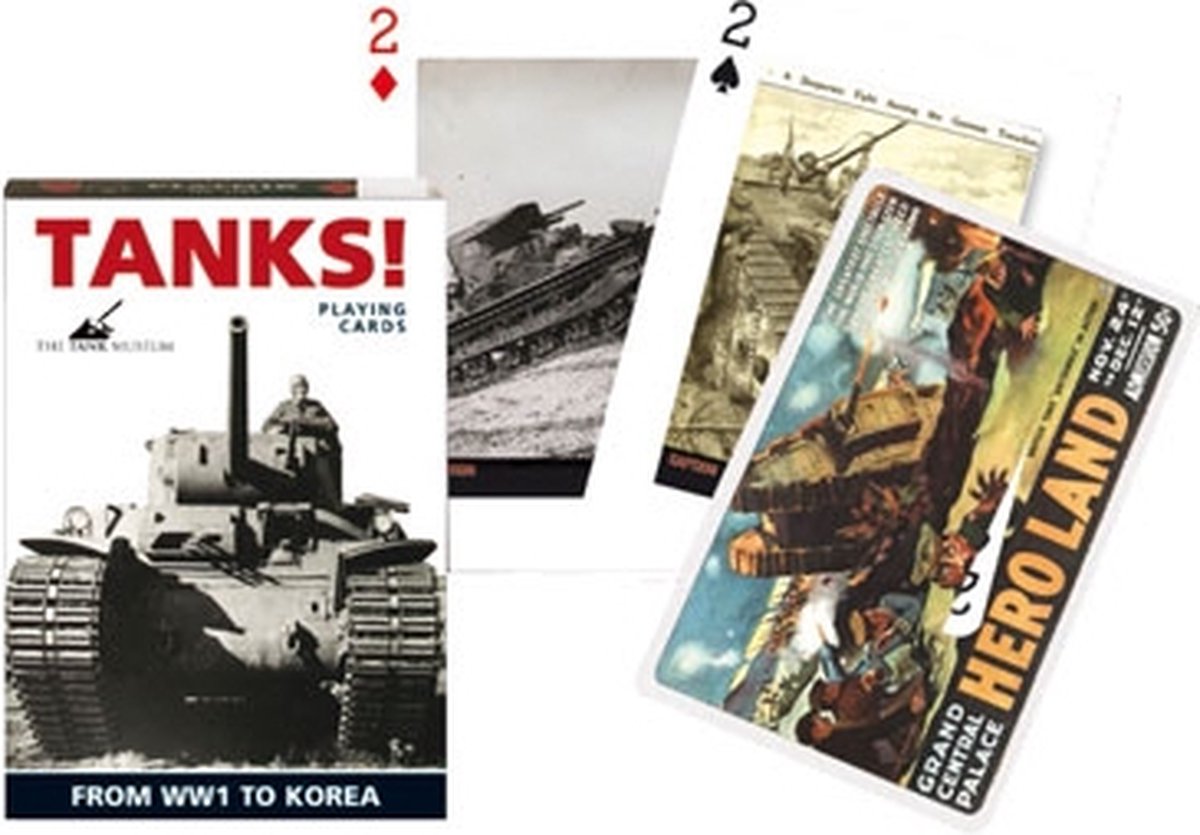 Piatnik Tanks Speelkaarten Single Deck