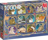Jumbo Premium Collection Puzzel Francien Cat Horoscope - Legpuzzel - 1000 stukjes