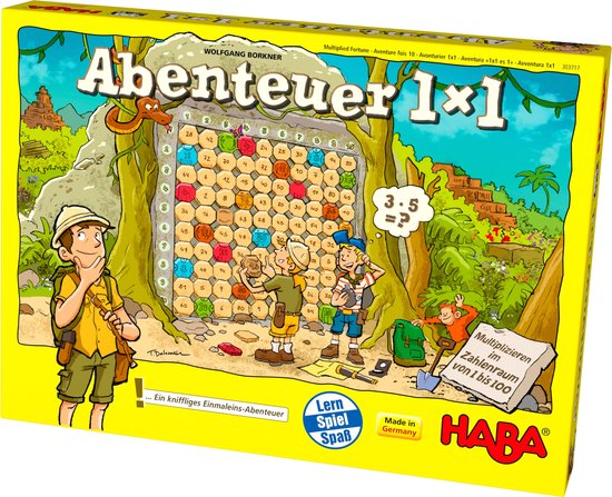 Thumbnail van een extra afbeelding van het spel Haba Leerspel Abenteuer 1 X 1 (du)
