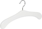 De Kledinghanger Gigant - 2 x Garderobehanger beukenhout wit gelakt, 45 cm