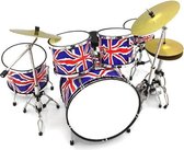 Miniatuur UK vlag drumstel