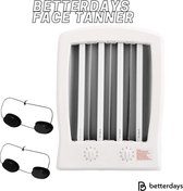 Betterdays Face Tanner - zonnebank - solarium - Gezichtsbruiner voor thuisgebruik - 4 uv lampen - inclusief 2 beschermende brillen - moederdag cadeau