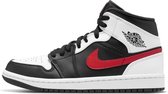 Nike Air Jordan 1 Mid, Black/Chile Red-White, 554724 075, EUR 46