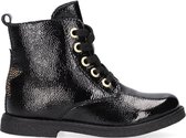 Apples & Pears B0010706 Veterboots - Laarzen Met Veters - Meisjes - Zwart - Maat 30