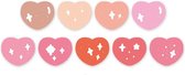 Hartjes Washi Tape Stippen | To Do Dots | Takenlijstjes Maken | To Do Lijstjes | Journalling | Bullet Journal | Journals | Plakboeken | Stickers | Bullet Points | Masking Tapes | Washi Tapes | Organiseren | Harten Roze Rood Oranje Bruin Wit