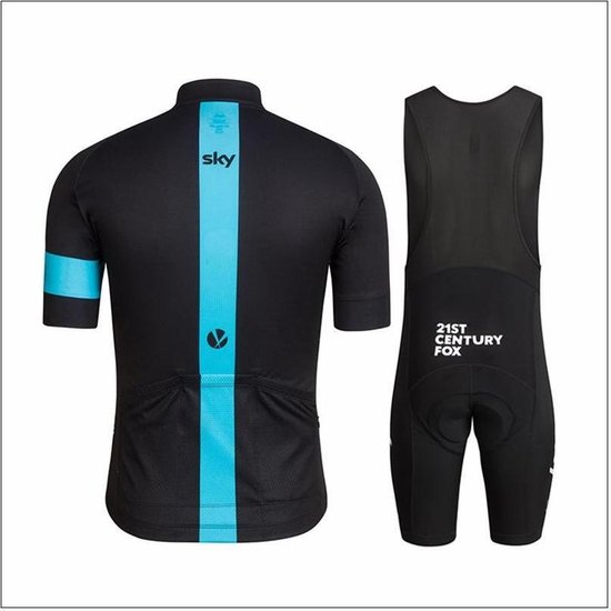 SKY Tour de France wielerset Fietskleding heren shirt en broek met zeem -  Maat M -... | bol.com