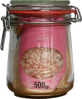 Himalaya Zout - Himalayan salt - 100% natuurlijk grof 500gram in opberg pot