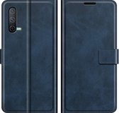 Deluxe Book Case - OnePlus Nord CE 5G Hoesje - Blauw