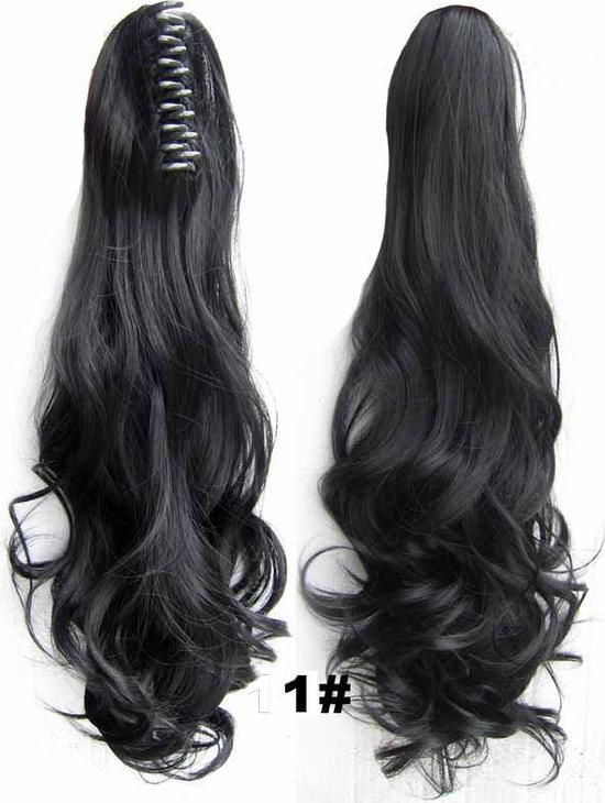 Queue de cheval Brazilian , extensions de queue de cheval droites - noir 1 #