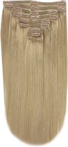 Remy Human Hair extensions Double Weft straight 16 - blond 18#