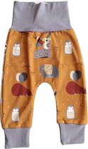k&b - unisex broekje  - babykleding - Maat 86 - geel