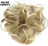 Haar Wrap, Brazilian hairextensions knotje blond 14/613#