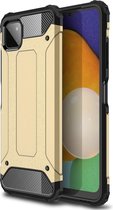 Fonu Hybrid Armor Backcase hoesje Samsung A82 Goud