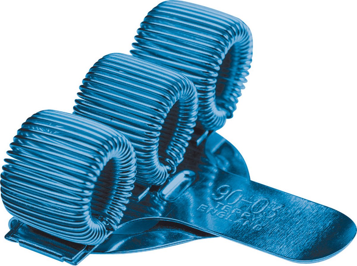 Terry Clip voor 3 pennen e - potloden blauw