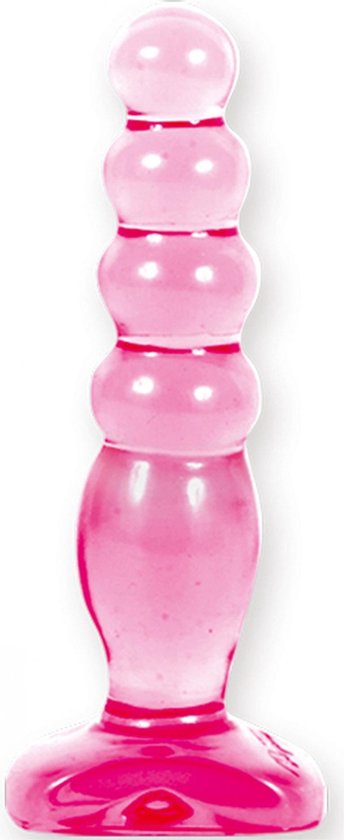 Doc Johnson Crystal Jellies Anal Delight Dildo Roze Ø mm bol com