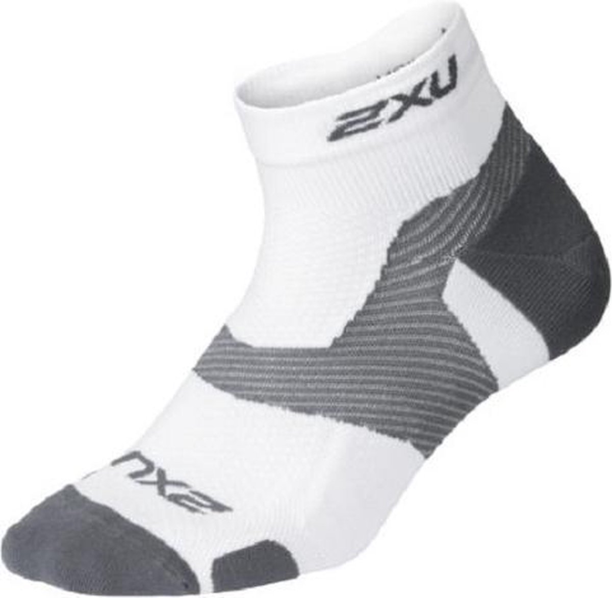 2xu Enkelsokken Vectr Lightcushion Nylon Wit Maat 38/41,5