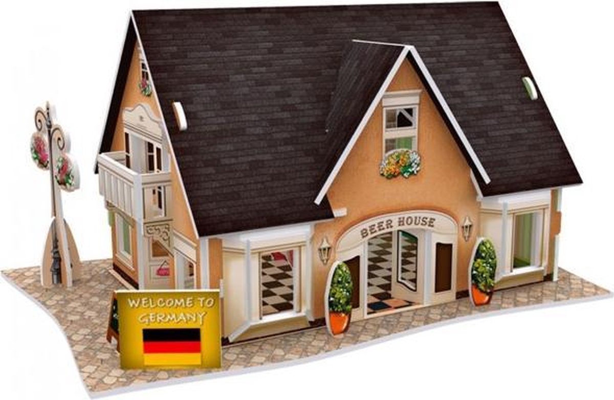 3d Puzzle Beer House aime Allemagne Cubic Fun 