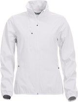 Clique Basic Softshell Jas Dames Wit maat M