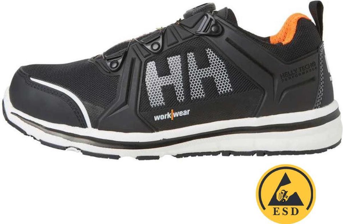 Helly Hansen Oslo Low BOA Work Shoe S3 78228 - Hommes - Zwart/ Oranje - 36  | bol.com