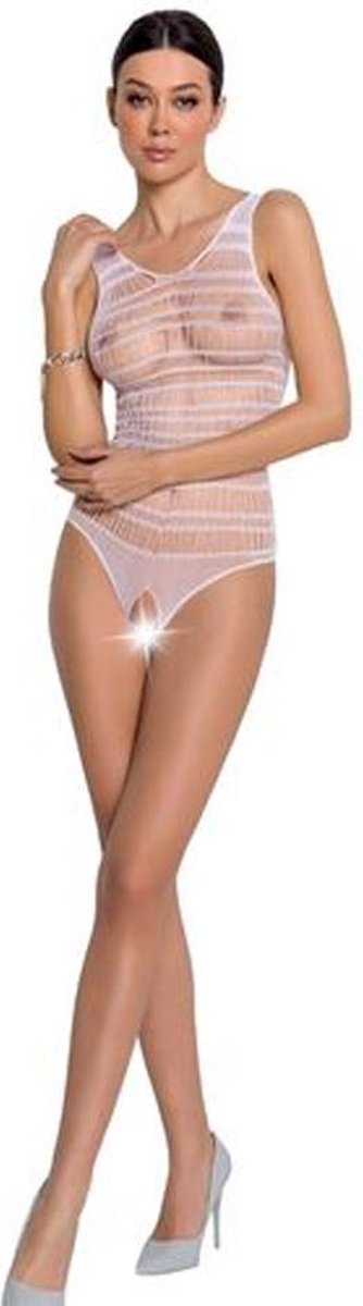 PASSION WOMAN BODYSTOCKINGS | Passion Woman Bs086 Bodystocking - White One Size