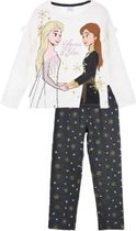 Disney - Frozen 2 - pyjama - Paris couture - 100% Jersey katoen - wit - 104