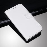 Voor Nokia C20 idewei Crazy Horse Textuur Horizontale Flip Lederen Case met Houder & Kaartsleuven & Portemonnee (Wit)