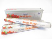 Tulasi - Real Rose Incense sticks - Rozen wierook stokjes - 6 doosjes