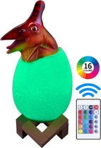 Dinosaurus Lamp - Dino Verlichting - Speelgoed Lamp - 16 Kleuren - Met Afstandsbediening en Standaard