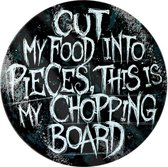 Grindstore Snijplank Cut My Food Into Pieces Zwart